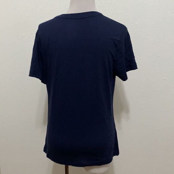 3for$20 NWT short sleeve shirt medium dark blue - Picture 4 of 5